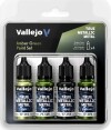 Vallejo 77266 - True Metallic Metal - Amber Green Paint 4X18 Ml