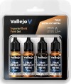 Vallejo 77252 - True Metallic Metal Light - Imperial Gold 4X18 Ml