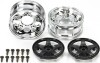 Two-Piece 5-Spoke Wheels 2Pcs Black - 54854 - Tamiya