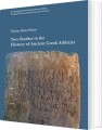 Two Studies In The History Og Ancient Greek Athletics - 