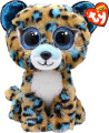Ty Bamse - Beanie Boos - Cobalt Den Blå Leopard - 15 Cm
