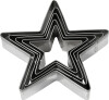 Stjerne Udstikkere - H 8 Cm - 5 Stk