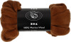 Merino Uld Garn - Tykkelse 21 My - Brun - 100 G