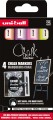 Uniball - Chalk Marker Kridttusser - 4 Stk - Orange Pink Lilla Gul