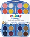 Vandfarve Sæt Mpensel Ø30Mm 24 Farver Ass - 42401 - Carioca