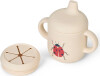 Vanilla Copenhagen - Snack- Og Drikkekop 2-I-1 - Ladybug - 180 Ml
