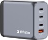 Verbatim - Gnc-200 Gan Charger 4 Port 200W Usb-Ausb-C