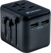 Verbatim - Universal Travel Adapter Uta-01 With 2Xusb Charger