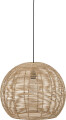 Bloomingville - Vibs Pendel Flet Lampe - Natur - Rattan