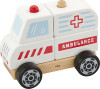 Legetøjs Ambulance I Træ - 4 Stableklodser - Viga