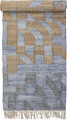 Bloomingville - Vikka Tæppe - Blå - Jute - 75X245 Cm