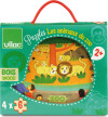 Vilac - Træ Puslespil Til Børn - Dyr I Zoo - 4X6 Brikker