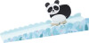 Vilac - Panda Figur Med Glidebane Legetøj - Træ