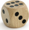 Vilac - Stor Terning I Træ - 3X3 Cm