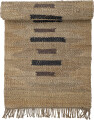 Creative Collection - Vilde Tæppe - Natur - Jute - 75X245 Cm