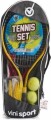 Tennissæt - Med Ketsjere Bolde Og Net - Vini Sport