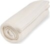 Vinter Bloom - Filt Soft Grid Blanket Eco Pearl White