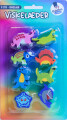 Viskelæder 8 Forskellige Figurer Dino