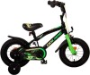 Volare - Super Gt - Grøn Børnecykel - 12 Tommer - Støttehjul