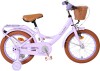 Volare - Ashley 16 Børnecykel - Kurv Og Støttehjul - Lilla Pastel