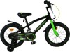 Volare - Børnecykel Med Støttehjul - 16 Tommer - Super Gt - Grøn