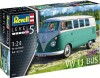 Revell - Vw T1 Samba Bus Bil Byggesæt - 1 24 - Level 5 - 07675