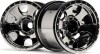 Warlock Wheel Black Chrome 22In2Pcs - Hp105280 - Hpi Racing