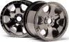 Warlock Wheel Black Chrome 83X56Mm2Pcs - Hp105801 - Hpi Racing