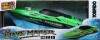Fjernstyret Speedbåd - 1 18 - Rc Wave Maker - New Bright - Grøn