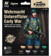 Vallejo - Figur Maling Sæt - Wehrmacht Unteroffizier Early War - 1 35 -