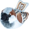 Wild Republic - Gråspurv Bamse - Med Lyd - 18 Cm