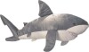 Wild Republic - Plys Jumbo Cuddlekins 96Cm Stor Hvid Haj