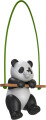 Winkee - Car Friends Panda - Classic Black And White - 10 Cm X 8 Cm X 5 Cm