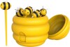 Winkee - Madpinde Med Beholder - Bee Food Pick Set Bee Hive Container