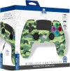 Wireless Controller For Ps4 With 3 5Mm Jack Slot - Led-Green Camo