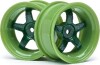 Work Meister S1 Wheel Green 6Mm Offset2Pcs - Hp111091 - Hpi Racing