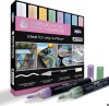 Zieler 8 Akryl Paint Markers Pastel Farver