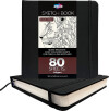 Zieler - Sketch Book - Skitsebog - Sort - 140X140 Mm - 80 Ark