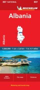 Michelin Kort - Albania