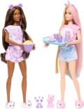 Barbie - Cutie Reveal Sleepover Party Dukke Legesæt