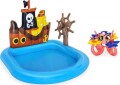 Bestway - Badebassin Til Børn - Pirat Tema - 140X130 Cm