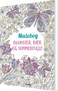 Malebog - Blomster Bier Og Sommerfugle