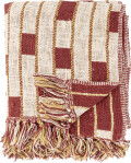 Bloomingville Plaid - Cang - Rød - Bomuld - 160X130 Cm