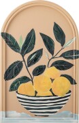 Bloomingville Vægdekoration - Limone Illustration Med Ramme