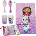 Gabby S Dollhouse - Toilettaske Med Indhold Til Børn - Pink