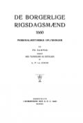 de borgerlige rigsdagsmænd 1660 - bog