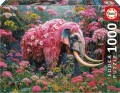 Educa - Blomster-Elefant Puslespil - 1000 Brikker