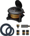 Fiskars - Haveslange På Tromle - 20 M - Solid - M 12 - 13 Mm