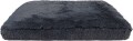 Fluffy - Hundeseng - Sort - 104X68 Cm