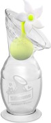 Haakaa - Gen 2 Silikone Brystpumpe Med Blomsterprop - White - 150 Ml